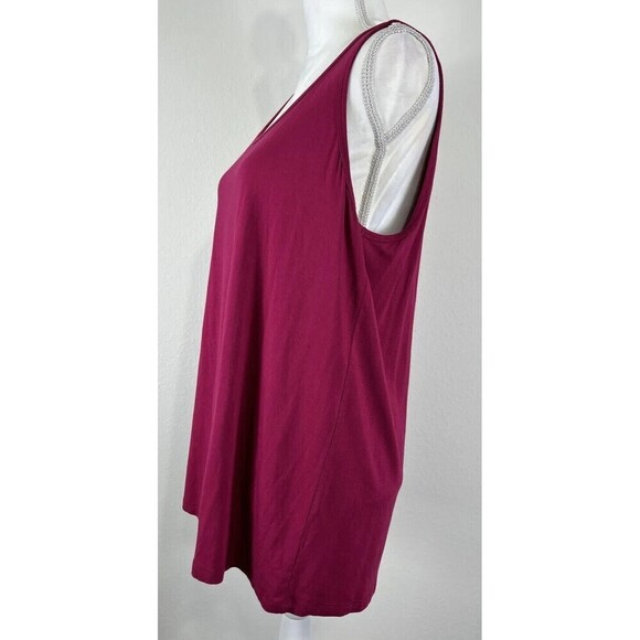 Lane Bryant Plus Size Dark Pink Scoop Back Tank Size 14W/16W - Picture 5 of 9
